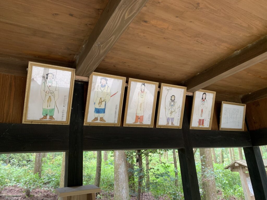 大川内神社　社殿の中