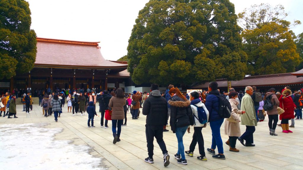 明治神宮 本殿前