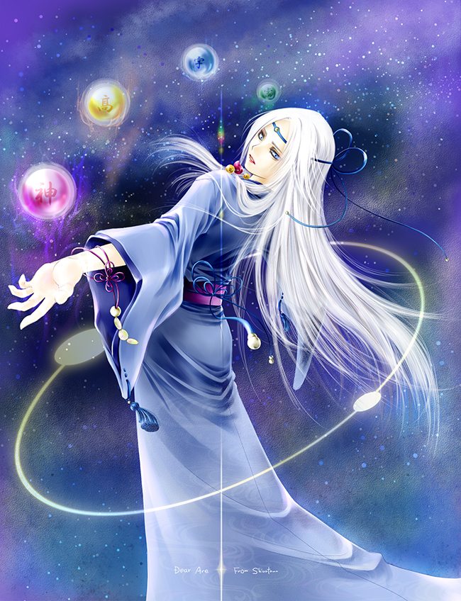 神々しすぎる！アメノミナカヌシ様のイラストをいただいちゃいました♡