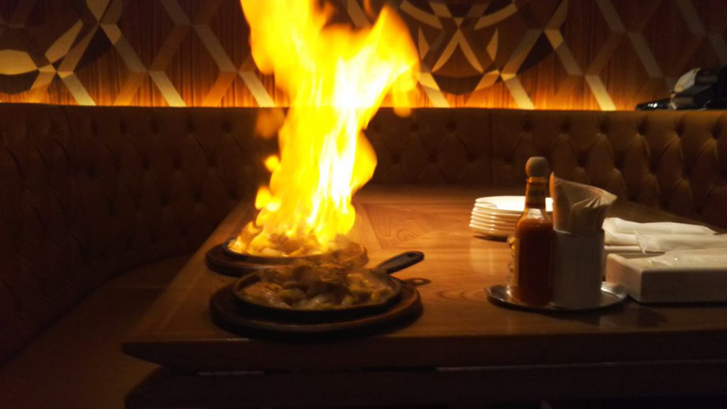 メキシコ料理パフォーマンス