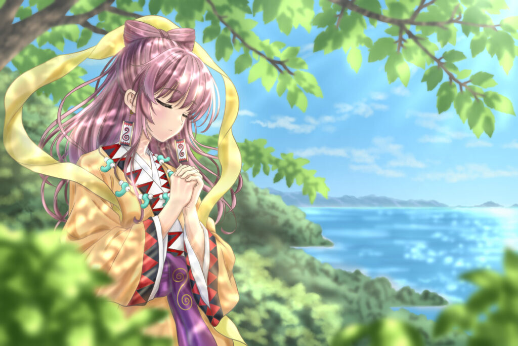 神武天皇の航海の無事を祈る妻・吾平津姫